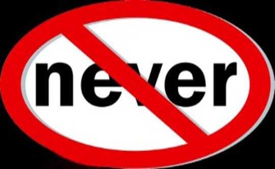Always and Never: Two Very Powerful Words Always and Never: Two Very Powerful Words