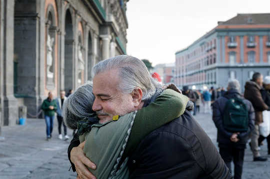 A hug can be genuinely loving, without initiating a shedding of clothes! A hug can be genuinely loving, without initiating a shedding of clothes!
