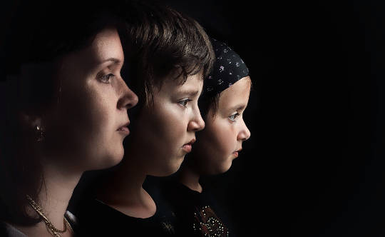Doc Says I'm Fine... So Why Do I Feel So Bad? side image of three women's faces... from adult to child