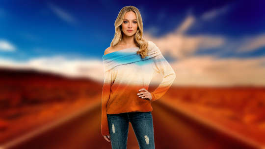How Worry Can Hamper Your Cognitive Abilities a woman is standing on a road and she is partially transparent