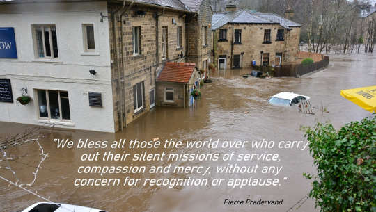 A related blessing: For the Silent Servants of Good houses and street flooded
