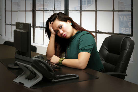 Today's Inspiration: November 7, 2022 unhappy woman sitting in front of a computer
