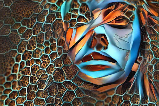 Avoiding Anxiety, Stress and the Early-Onset of Cardiovascular Health colorful image of a woman's face experiencing stress and sadness