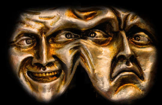 two masks of jerk-faces