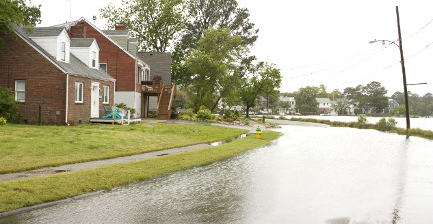 Major cities on the US East Coast are sinking norfork flooding 1 10