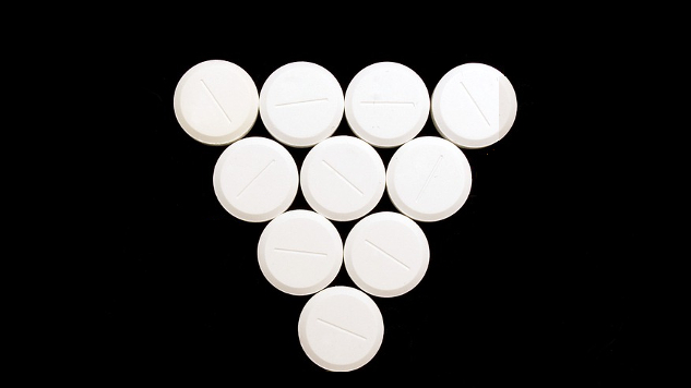 Why Some Patients With Atrial Fibrillation Should Skip Aspirin aspirins laid out as if starting to play pool
