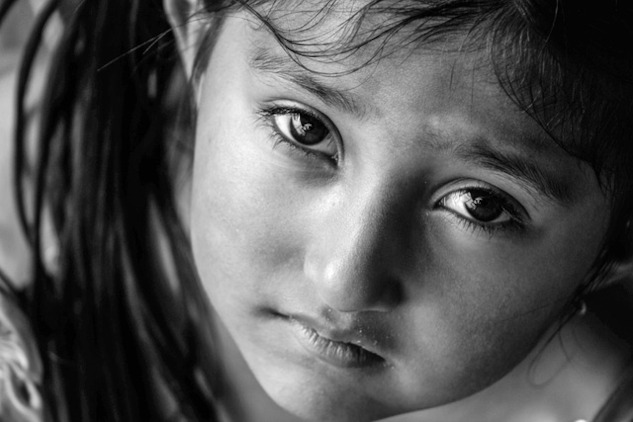 Understanding Climate Anxiety and Reclaiming Peace close up of a young girl's face