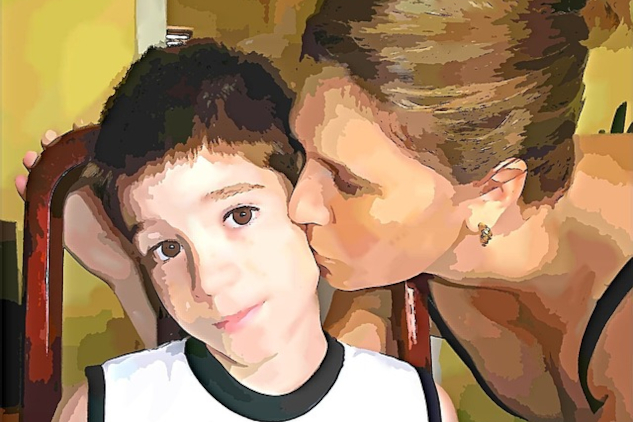 Breaking Free from Toxic Bonds: A Mother and Son Story A mother kissing her son on the cheek. Image from Pixabay.